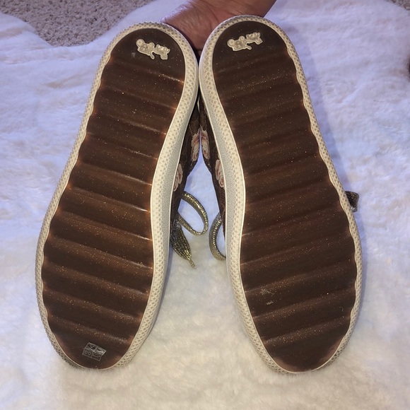 Coach leather flower sneakers - Picture 4 of 4